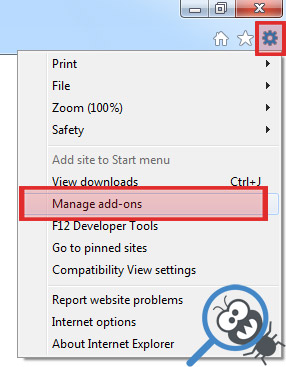 Remove Conduit Search hijack from Internet Explorer - Step 2.1