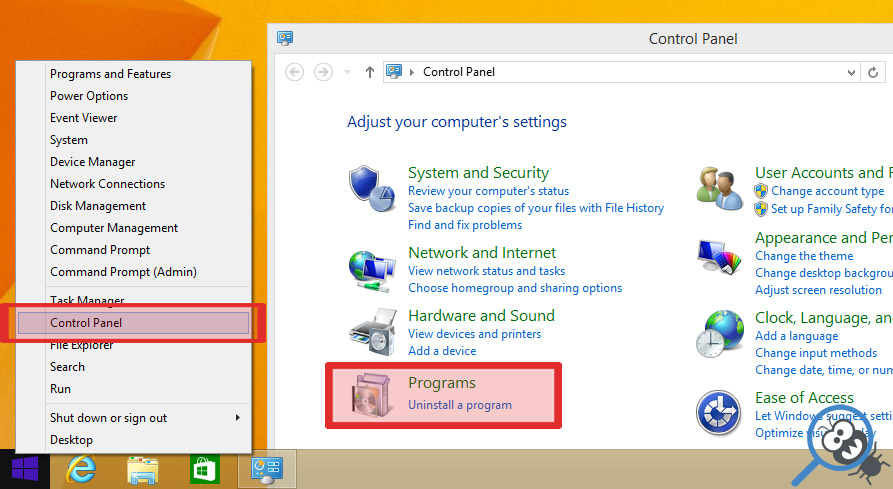 Search Protect virus remove from Windows - step 1.2