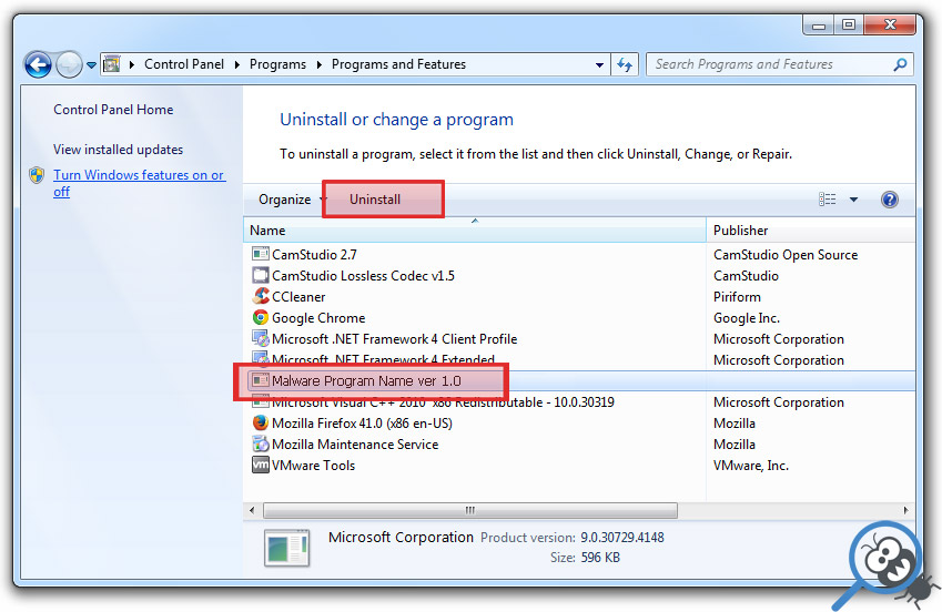 KoKo Locker Ransomware remove from Windows - step 1.3